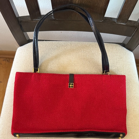 Kate Spade Women's Rectangle Shaped Handbag Shoulder Bag Red Animal Print - Picture 1 of 11